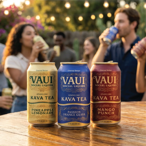 Sparkling Kava Tea Mix Pack - Vaui Social Liquids - 12oz 20pk