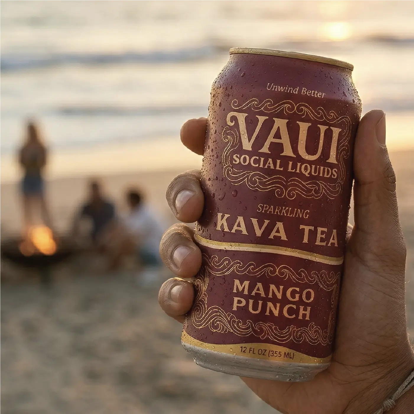 Sparkling Kava Tea - Mango Punch - 12oz Can 20pk