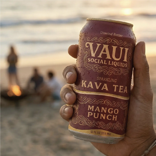Sparkling Kava Tea - Mango Punch - 12oz Can 20pk