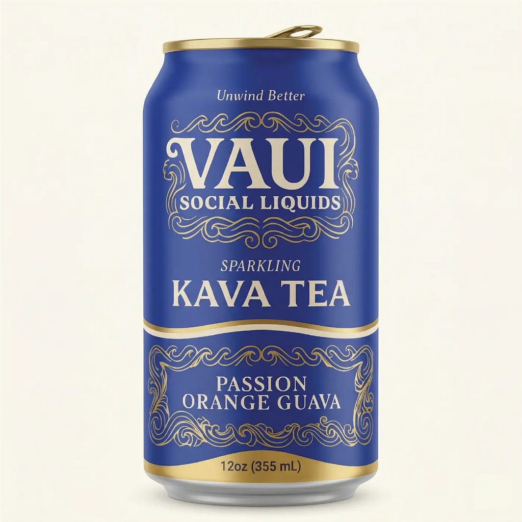 Sparkling Kava Tea - Passion Orange Guava - 12oz Can 20pk