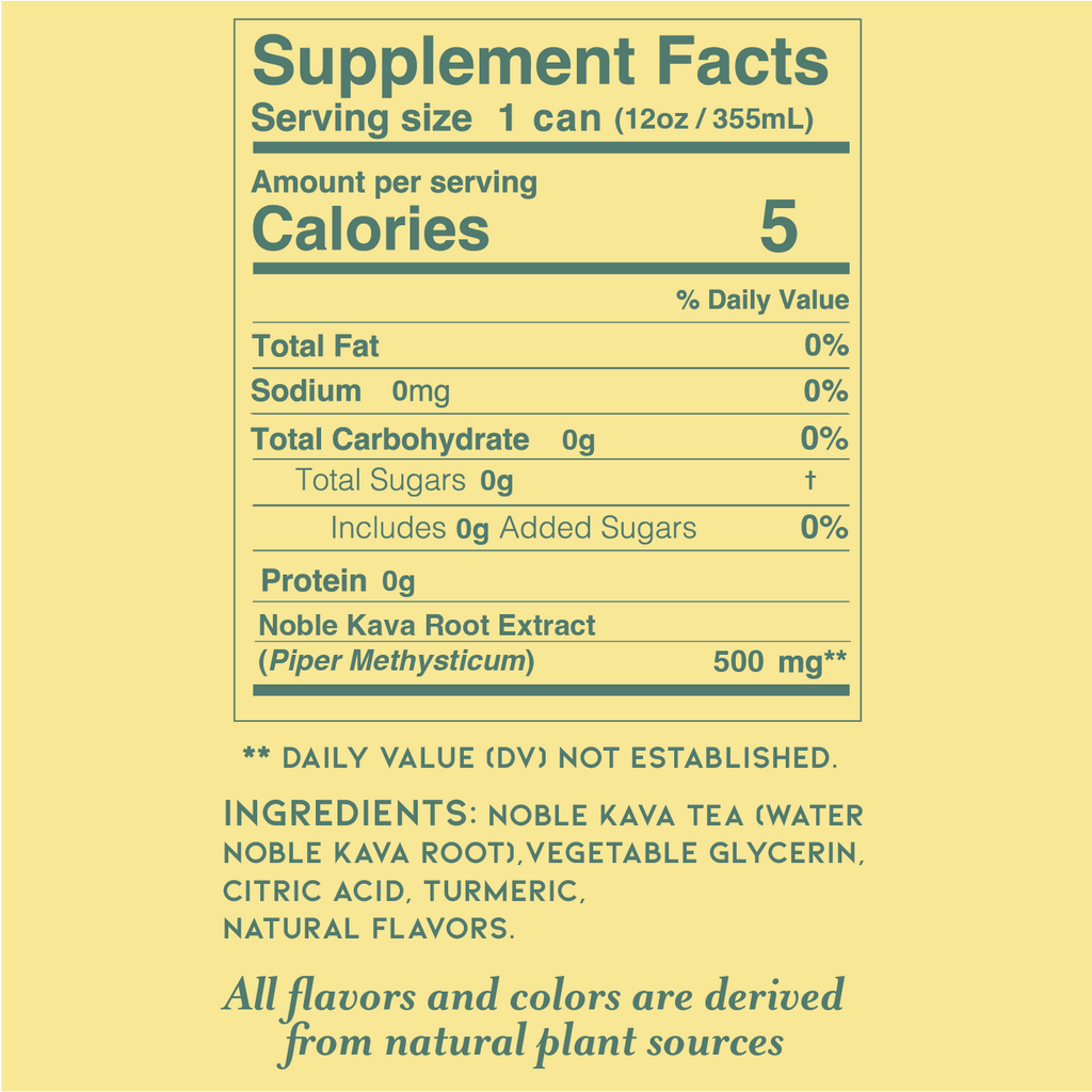 Kava Tea Starter Pack – 6 Cans, Mixed Flavors | Vaui