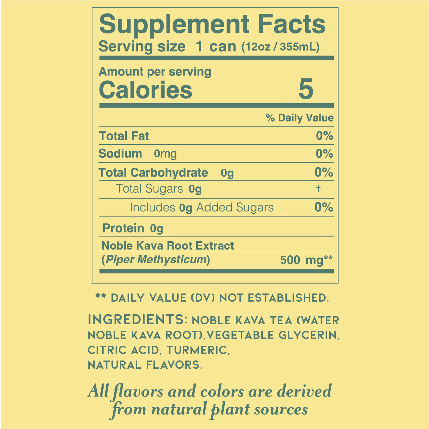 Sparkling Kava Tea - Pineapple Lemonade -12oz Can 20pk