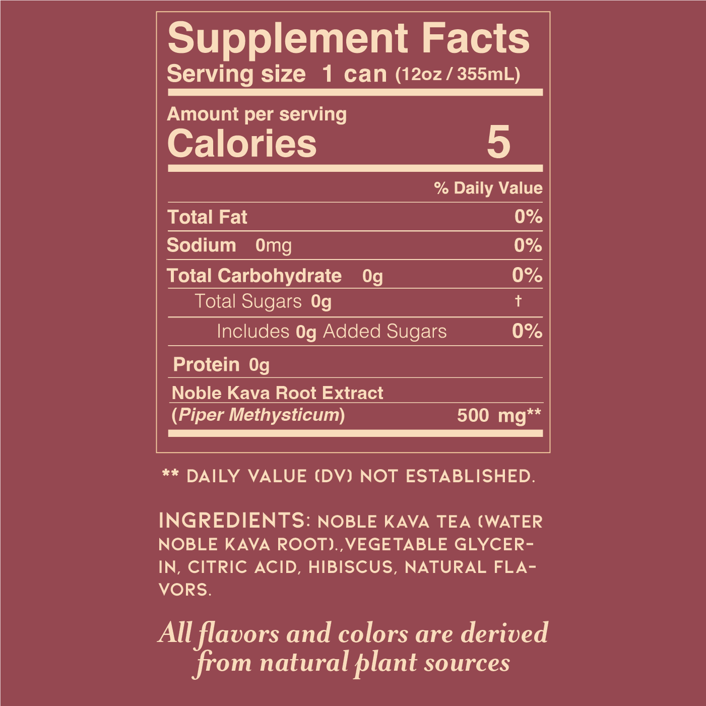 Sparkling Kava Tea - Mango Punch - 12oz Can 20pk