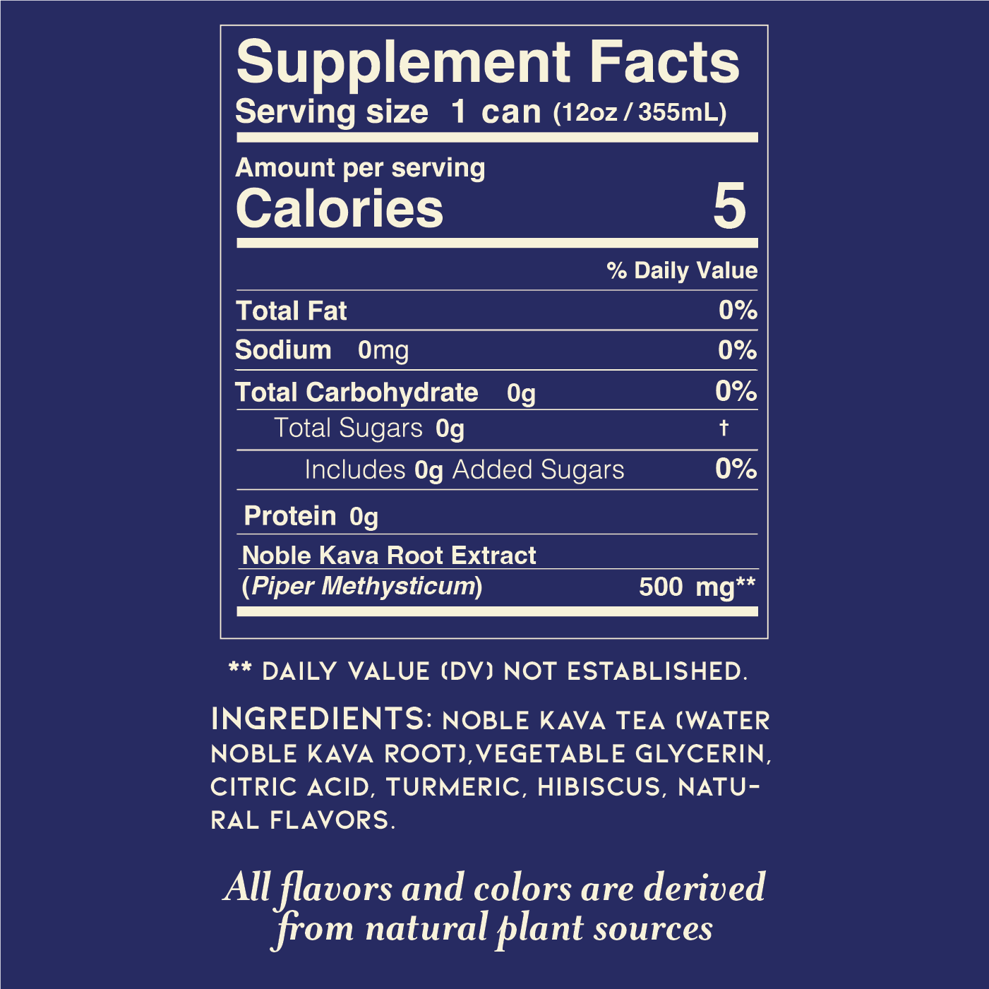 Sparkling Kava Tea - Passion Orange Guava - 12oz Can 20pk